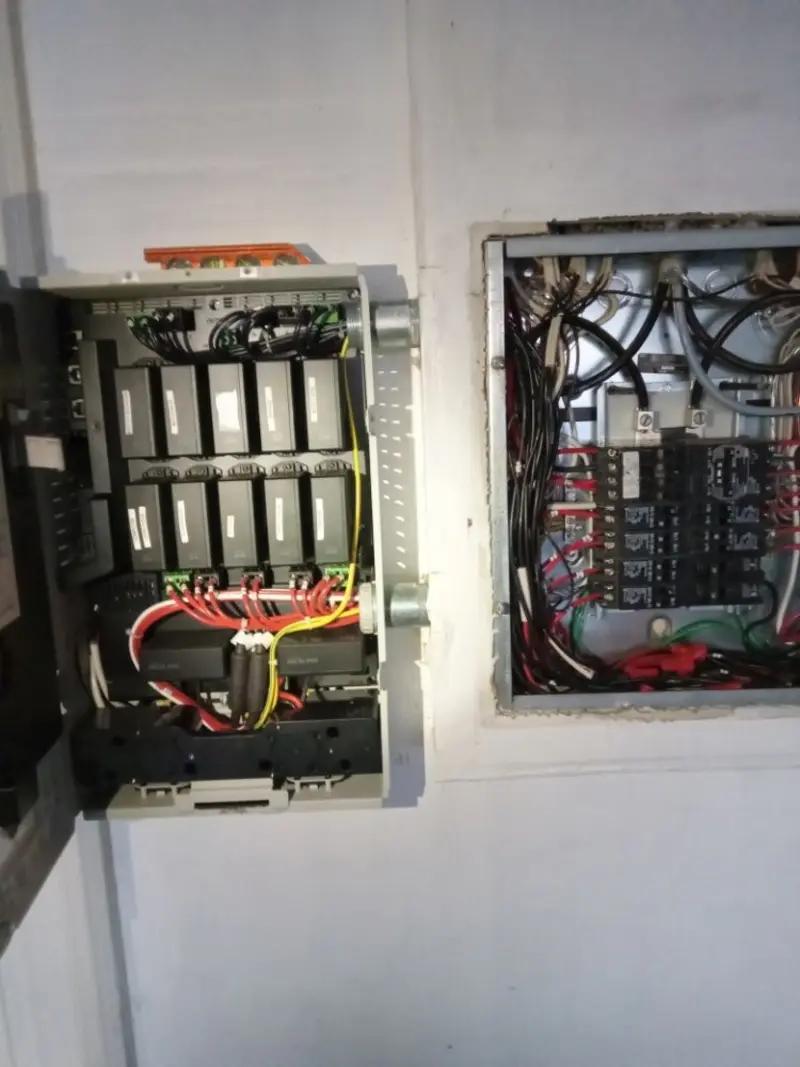 Electrical panel upgrade completed for Security Camera Wiring in Micco